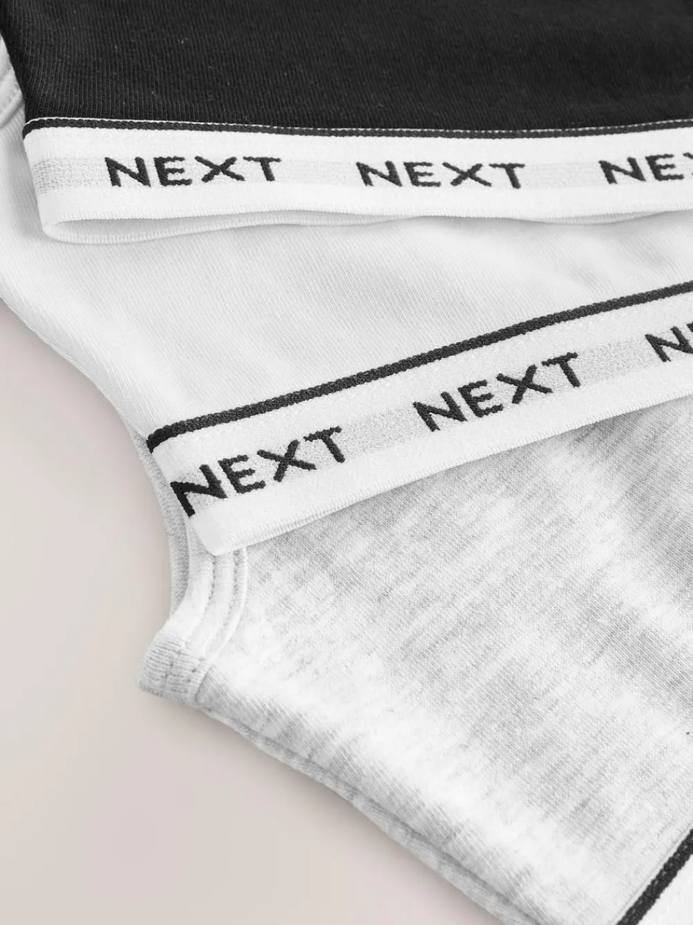 Next Black/White/Grey Crop Tops 3 Pack (5-16yrs)^ Bras & Crop Tops