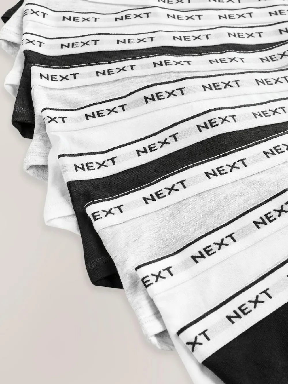 Clearance Next Hipster Briefs 10 Pack (2-16yrs) Black/White/Grey