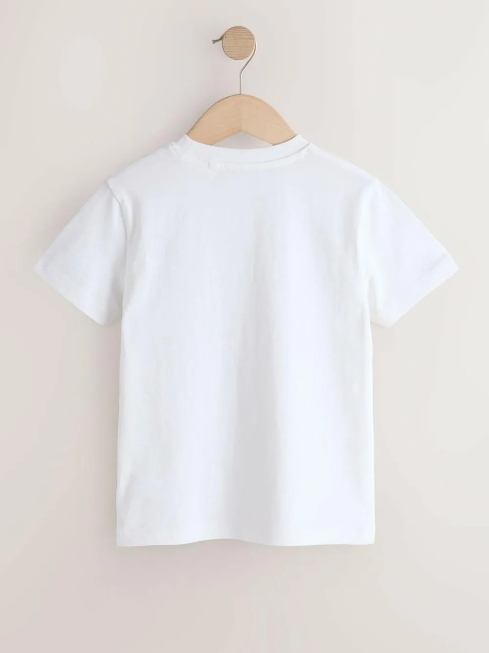 Online Next Black/White/Grey/Khaki Regular Fit Short Sleeves T-Shirts 4 Pack (3-16yrs)