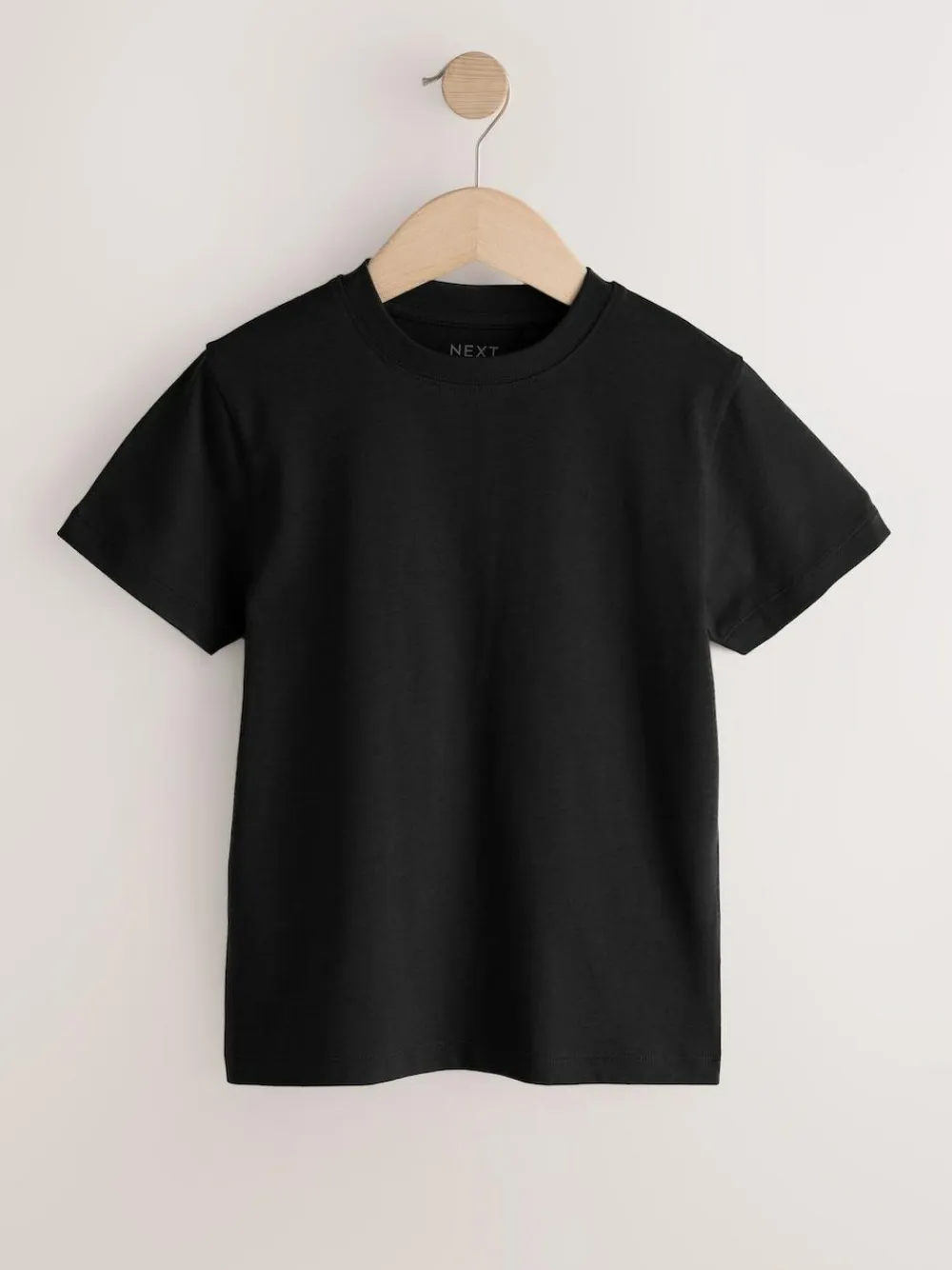 Online Next Black/White/Grey/Khaki Regular Fit Short Sleeves T-Shirts 4 Pack (3-16yrs)