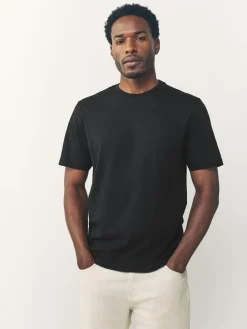 Next Black/White/Grey/Slate Grey/Stone/Brown Regular Fit Essential Cotton T-Shirts 6 Pack^ Nightwear|Tops & T-Shirts