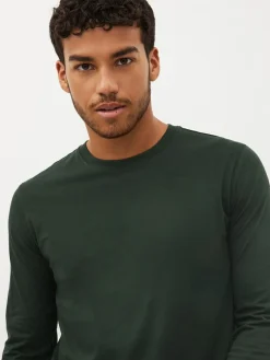 Next Regular Fit Regular Fit Long Sleeve 100% Cotton T-Shirts 5 Pack^ Nightwear|Tops & T-Shirts