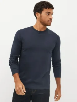 Next Regular Fit Regular Fit Long Sleeve 100% Cotton T-Shirts 5 Pack^ Nightwear|Tops & T-Shirts