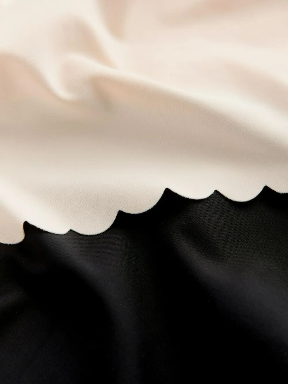 Best Next Midi No VPL Scallop Knickers 3 Pack Black/White/Nude