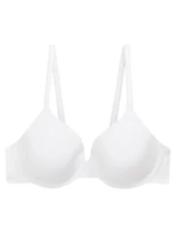 Next Black/White/Pastel Rose Nude Pad Full Cup Cotton Blend Ultimate Comfort Bras 3 Pack^Women Bras