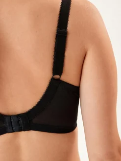 Next Black/White/Pastel Rose Nude Pad Balcony DD+ Cotton Blend Ultimate Comfort Bras 3 Pack^Women Dd+ Range|Bras