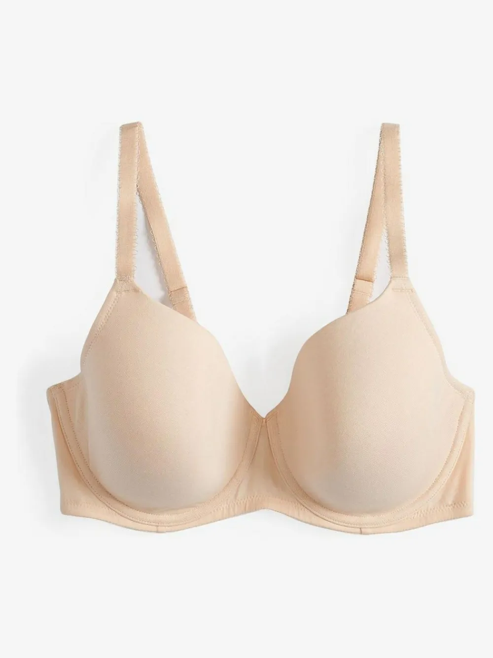 Next Black/White/Pastel Rose Nude Pad Full Cup DD+ Cotton Blend Ultimate Comfort Bras 3 Pack^Women Dd+ Range
