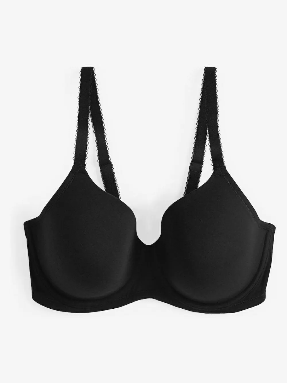 Next Black/White/Pastel Rose Nude Pad Full Cup DD+ Cotton Blend Ultimate Comfort Bras 3 Pack^Women Dd+ Range