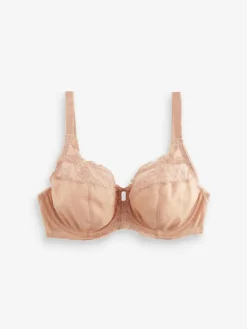 Next DD+ Lace Trim Non Pad Full Cup Underwired Bras 3 Pack^Women Bras|Dd+ Range