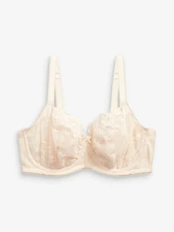 Next Black/White/Praline Nude Non Pad Balcony DD+ Lace Bras 3 Pack^Women Dd+ Range