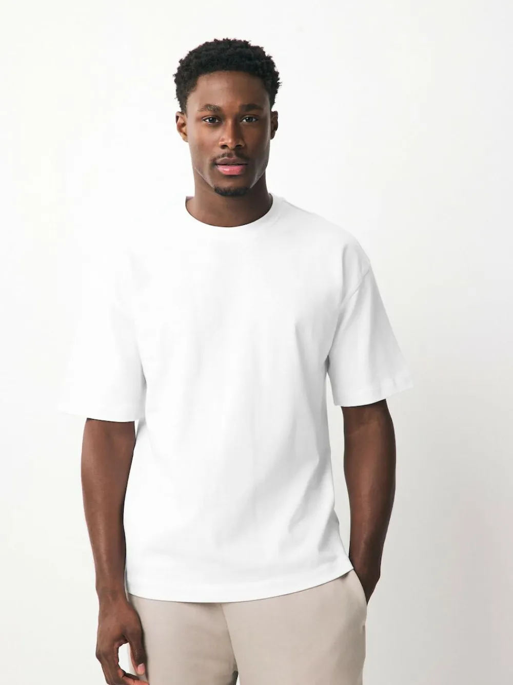 Next Relaxed Fit Heavyweight T-Shirts 5 Pack^ Nightwear|Tops & T-Shirts