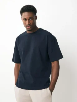 Next Relaxed Fit Heavyweight T-Shirts 5 Pack^ Nightwear|Tops & T-Shirts