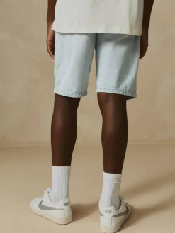 Online Next Bermuda Pull On Denim Shorts (3-16yrs) Bleach