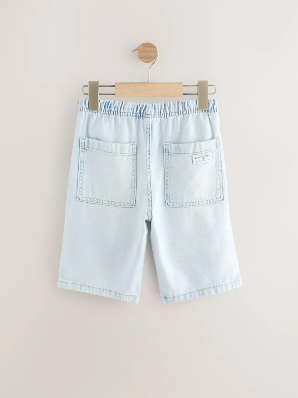 Online Next Bermuda Pull On Denim Shorts (3-16yrs) Bleach