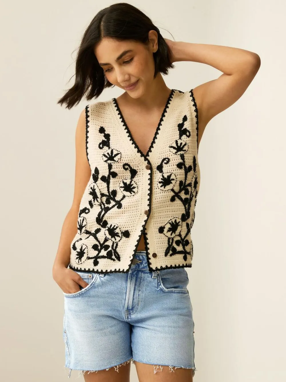 Outlet Next Denim Boy Shorts Bleach