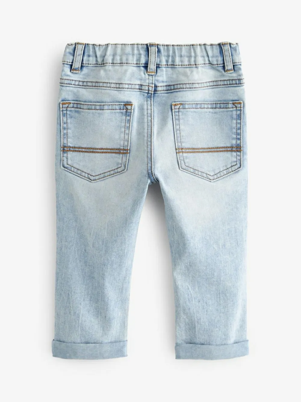 Best Next Regular Fit Comfort Stretch Jeans (3mths-7yrs) Bleach Denim