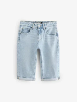 Next Knee Length Bermuda Denim Shorts^Women Shorts