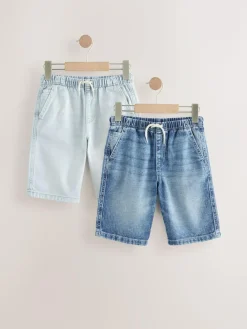 Next Bermuda Pull On Denim Shorts 2 Pack (3-16yrs)^BOY Shorts