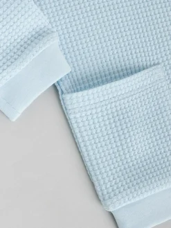 New Next 100% Cotton Top and Joggers Baby 2 Piece Set (0mths-2yrs) Blue