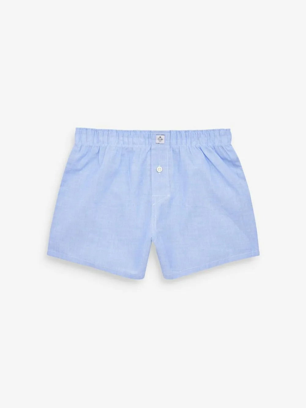 Sale Next Blue 100% Cotton Woven Trunks 3 Pack (2-16yrs)