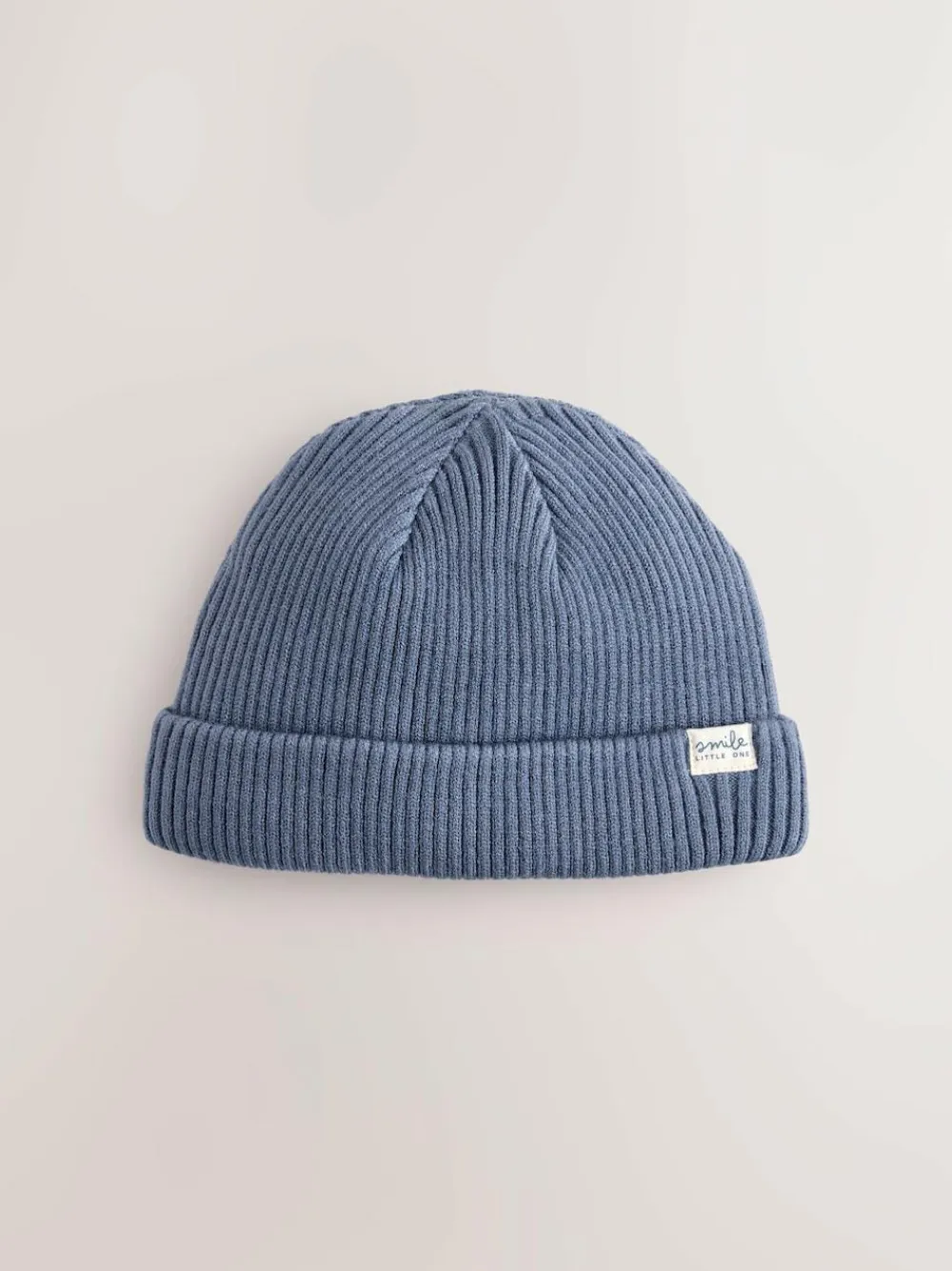 New Next 2 Pack Baby Beanie Knitted Hats (0mths-2yrs) Blue