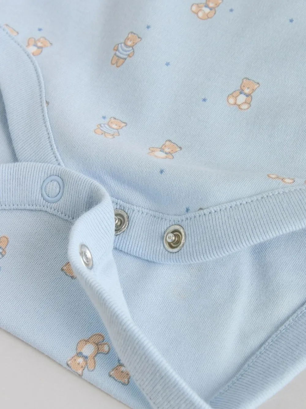 Hot Next Blue 5 Pack Baby Bear Vest Bodysuits