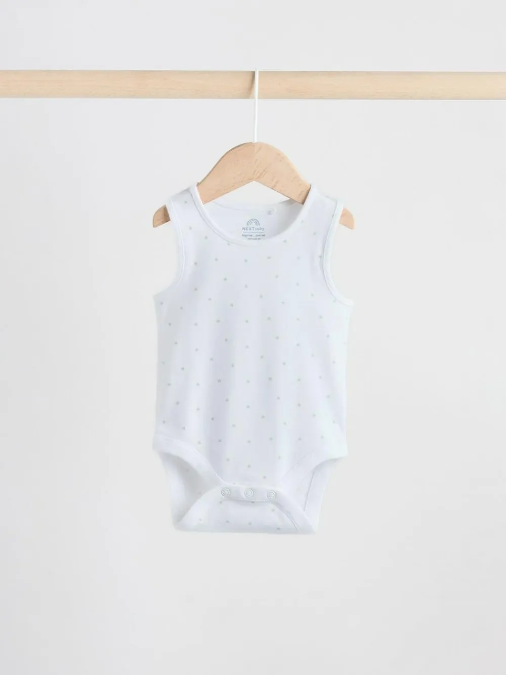 Hot Next Blue 5 Pack Baby Bear Vest Bodysuits