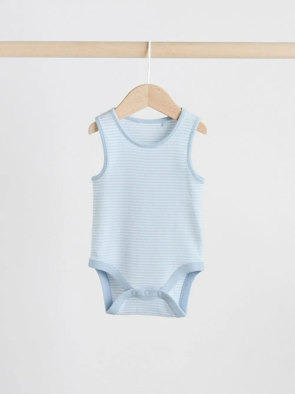Hot Next Blue 5 Pack Baby Bear Vest Bodysuits