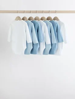 Discount Next Blue 7 Pack Baby Long Sleeve Bodysuits