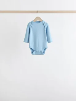 Discount Next Blue 7 Pack Baby Long Sleeve Bodysuits