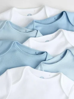 Discount Next Blue 7 Pack Baby Long Sleeve Bodysuits