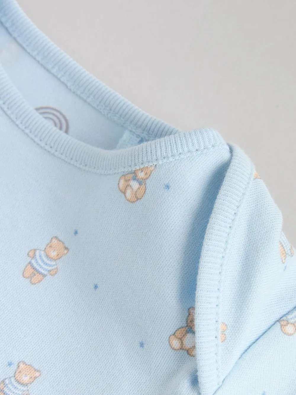 Sale Next Blue 5 Pack Long Sleeved Baby Bear Bodysuit