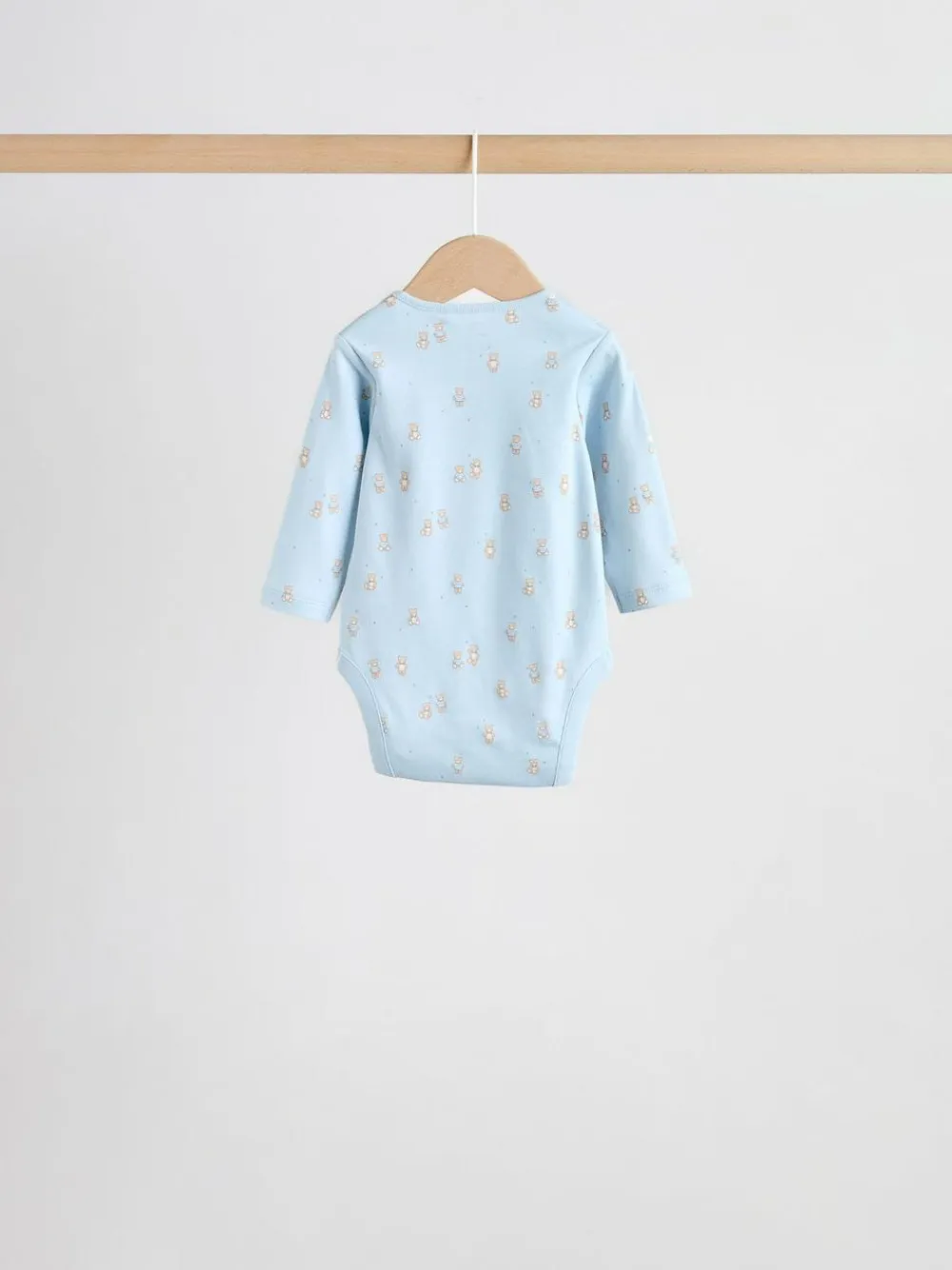 Sale Next Blue 5 Pack Long Sleeved Baby Bear Bodysuit