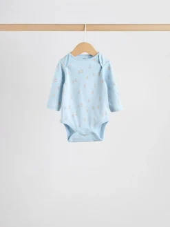 Sale Next Blue 5 Pack Long Sleeved Baby Bear Bodysuit