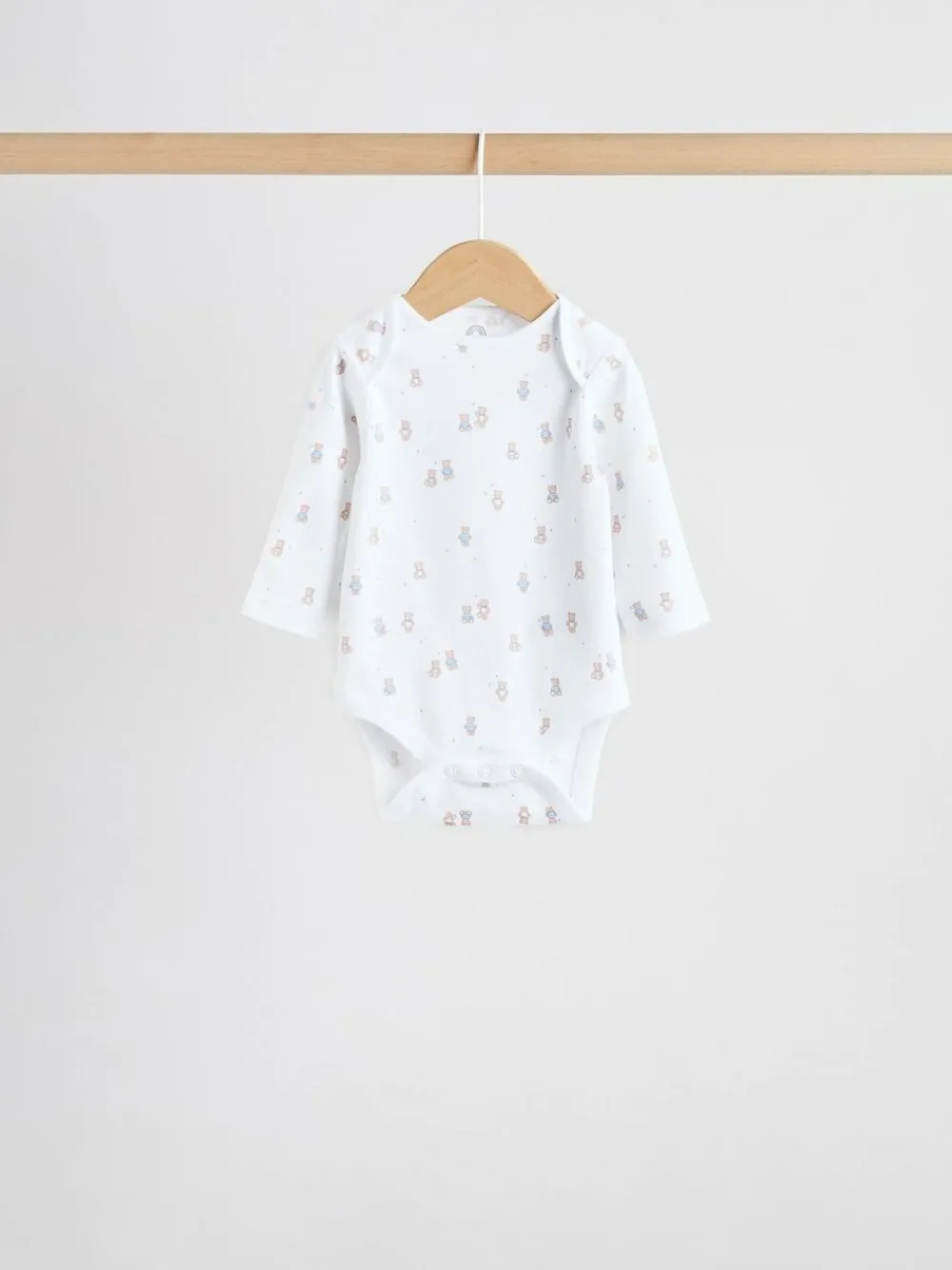 Sale Next Blue 5 Pack Long Sleeved Baby Bear Bodysuit