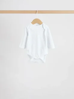 Sale Next Blue 5 Pack Long Sleeved Baby Bear Bodysuit