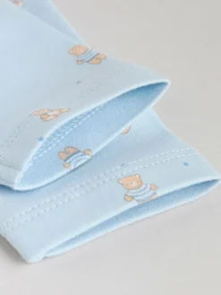 Sale Next Blue 5 Pack Long Sleeved Baby Bear Bodysuit