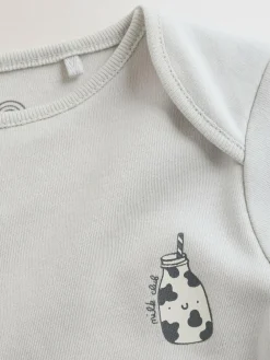 Hot Next Blue 5 Pack Short Sleeve Baby Bodysuits