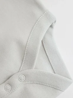 Hot Next Blue 5 Pack Short Sleeve Baby Bodysuits