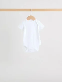 Next Blue 5 Pack Short Sleeve Baby Bear Bodysuit^BOY Bodysuits & Vests|Vests