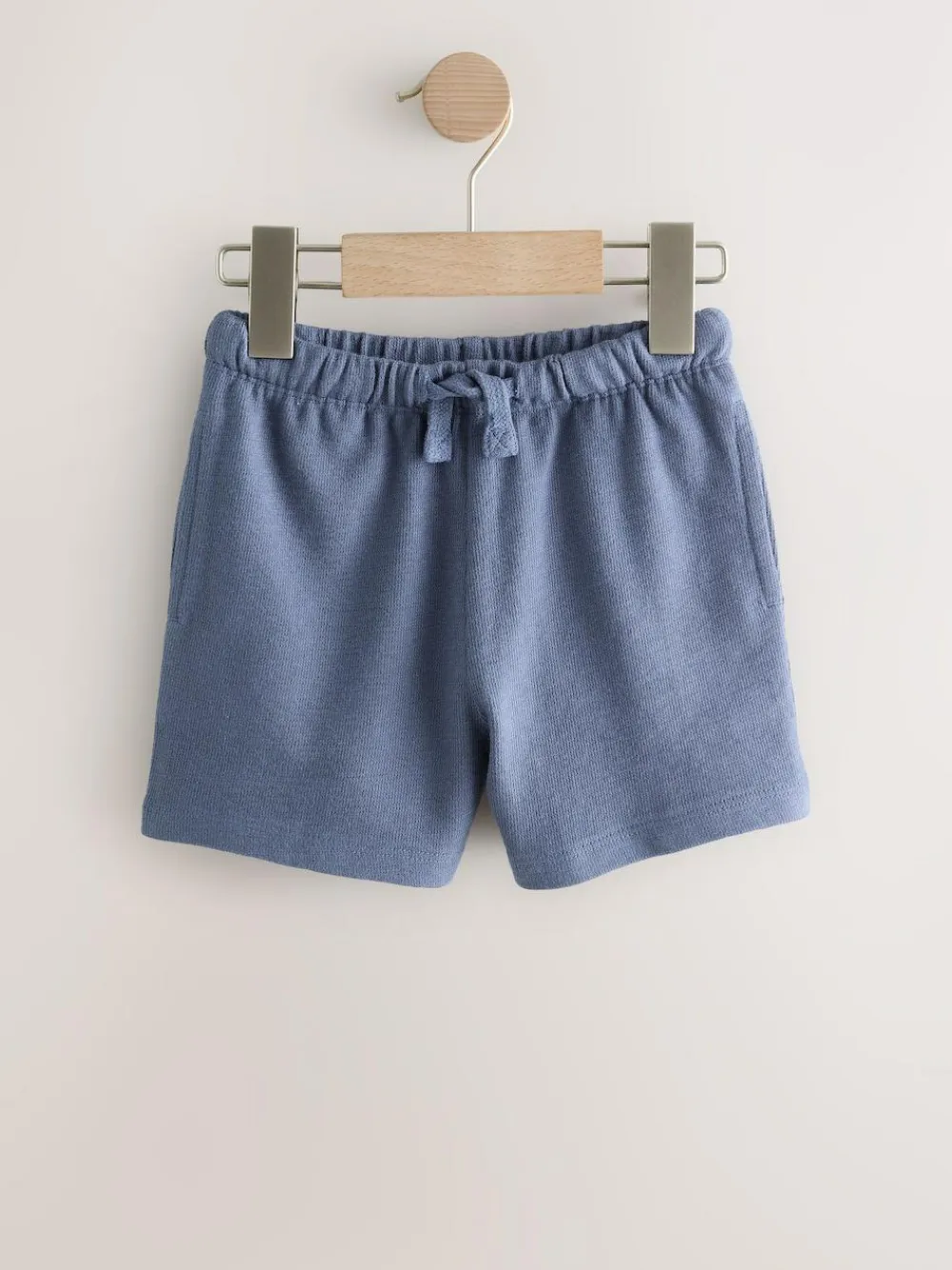 New Next Textured Shorts 3 Pack (3mths-7yrs) Blue And Striped