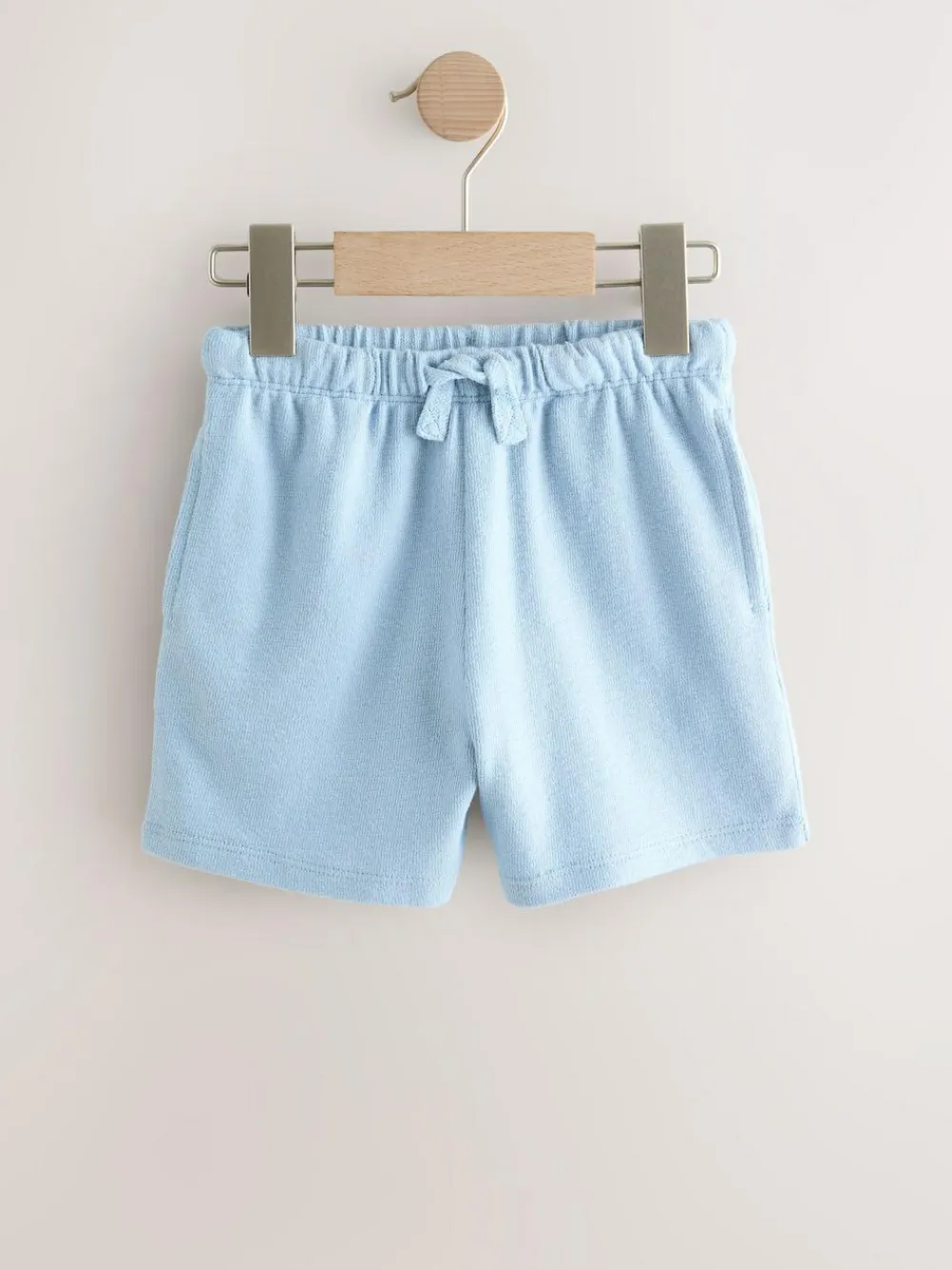 New Next Textured Shorts 3 Pack (3mths-7yrs) Blue And Striped