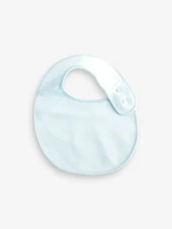Outlet Next Blue Baby 100% Cotton Bibs 5 Pack