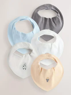 Next Blue Baby Bibs 5 Pack^ Bibs|Newborn Accessories