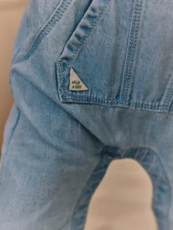 Hot Next Baby Denim Dungarees and Bodysuit Set (0mths-2yrs) Blue