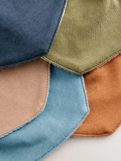 Next Blue Baby Dribble Bibs 5 Pack^ Bibs|Newborn Accessories