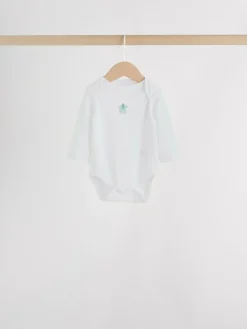 Discount Next Blue Baby Elephant Long Sleeved Bodysuits 5 Pack