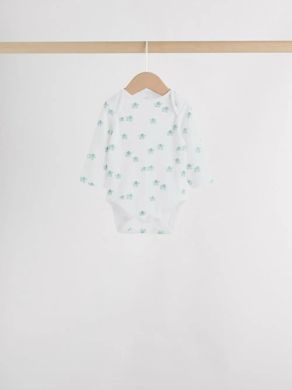 Discount Next Blue Baby Elephant Long Sleeved Bodysuits 5 Pack