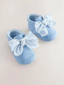 Discount Next Baby Floral Print Boots (0-18mths) Blue