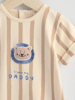 Next Baby Jersey Romper^ Rompers & Overalls